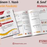 Matematik 1. Dönem 1. Yazılı 8. Sınıf Hazırlık Fasikülü