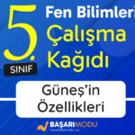 Güneş’in Yapısı ve Özellikleri Çalışma Kağıdı