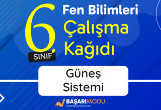 Güneş Sistemi Çalışma Kağıdı