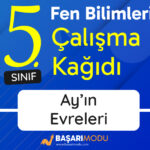 Ay’ın Evreleri Çalışma Kağıdı