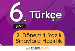 6. Sınıf Türkçe 2. Dönem 1. Yazılı Provası