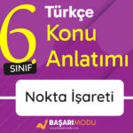 Nokta İşareti Konu Anlatımı