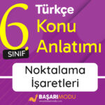 Noktalama İşaretleri Konu Anlatımı