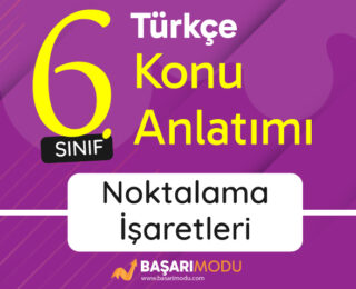 Noktalama İşaretleri Konu Anlatımı