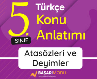 Atasözleri ve Deyimler Konu Anlatımı