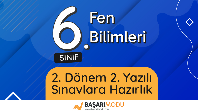 Fen Bilimleri 6. Sınıf 2. Dönem 2. Yazılı Hazırlık
