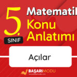 Açılar Konu Anlatımı