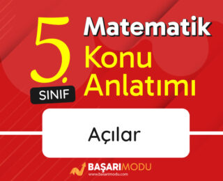 Açılar Konu Anlatımı