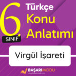 Virgül İşareti Konu Anlatımı