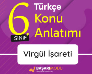 Virgül İşareti Konu Anlatımı